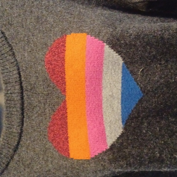 GAP Heart Long Maternity sweater, M, 22" Ptp, 32" Long - Picture 2 of 7